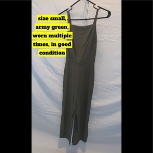 Green romper! In good condition!